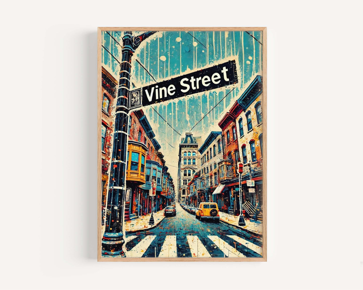 Vine Street Wall Art, Vine St Print, Philadelphia Artwork, Philly Gift, Travel Print, Travel Poster, Housewarming Gift, Pennsylvania Artwork