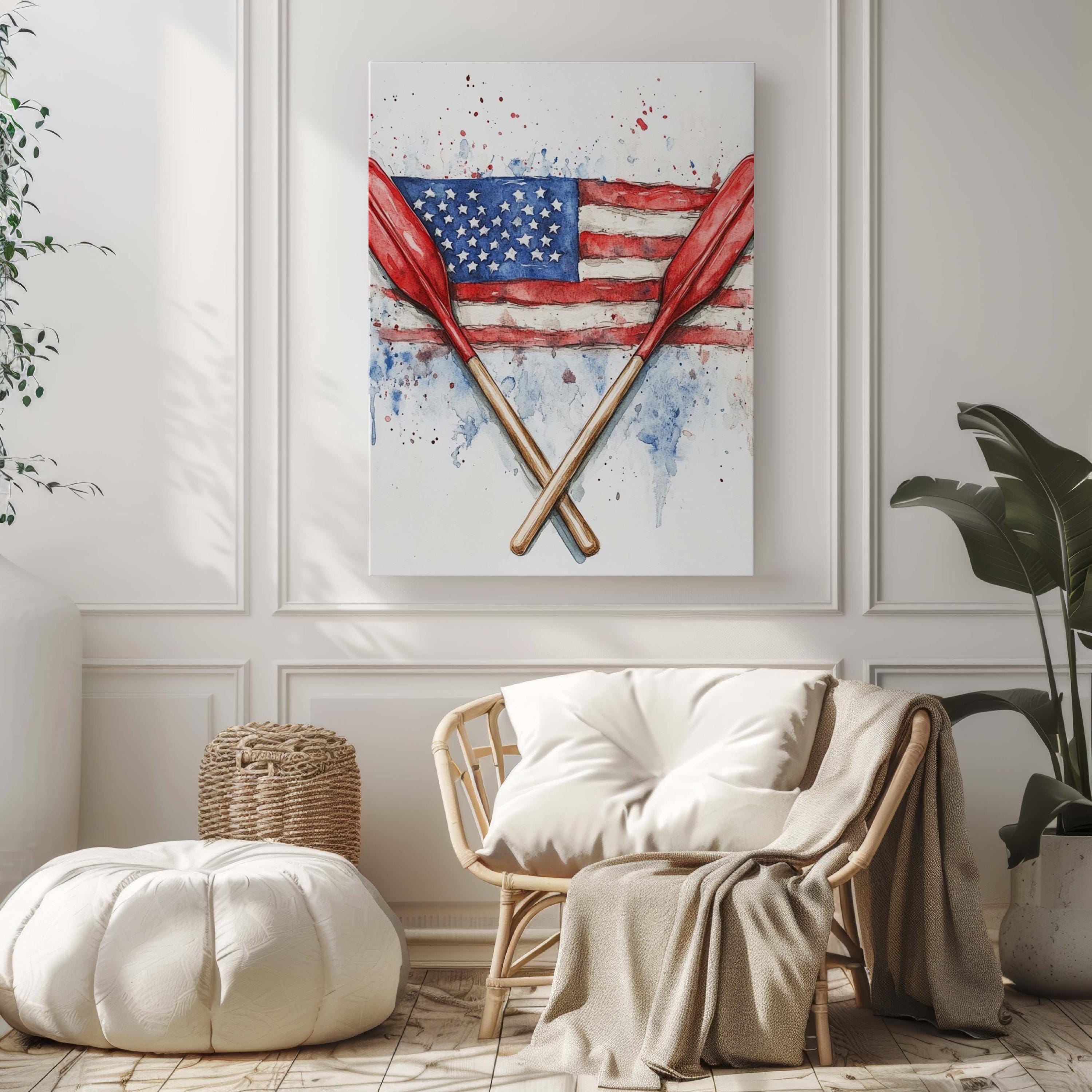 Boat Wall Art Patriotic - United States