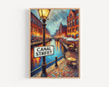 Canal St Cityscape Print - Manchester, United Kingdom