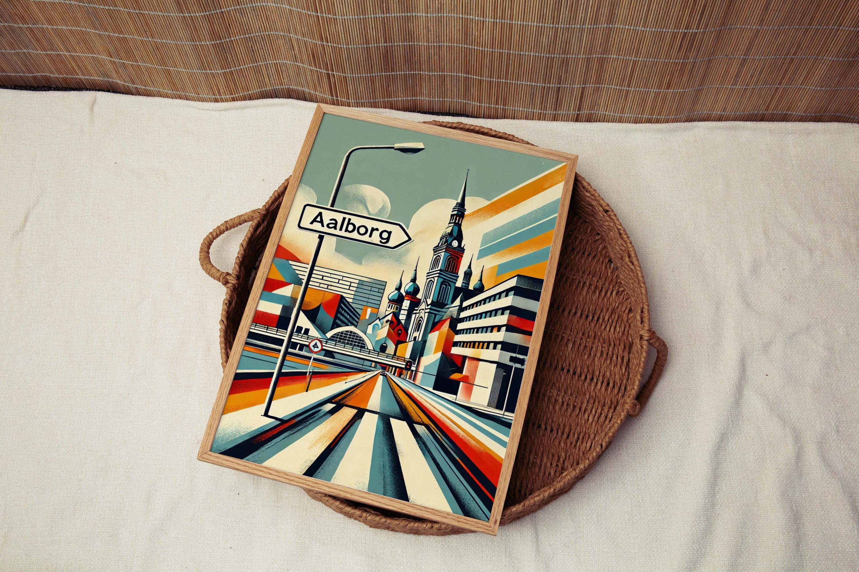 Aalborg Wall Art Print – Aalborg, Denmark, Europe