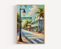 Whitehead Street Wall Art - Key West, Florida, USA