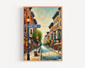 Sansom Street Print - Philadelphia, Pennsylvania, USA