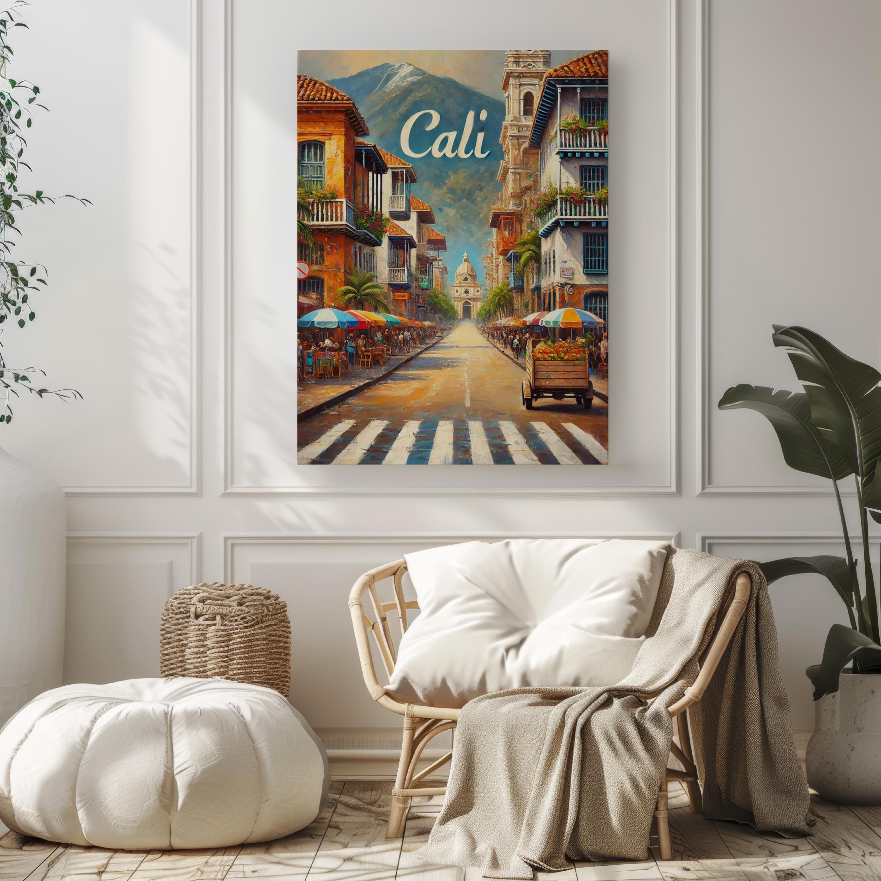 Colombia Wall Art Cali Print Travel Poster South American Decor Housewarming Gift Colombia Gift