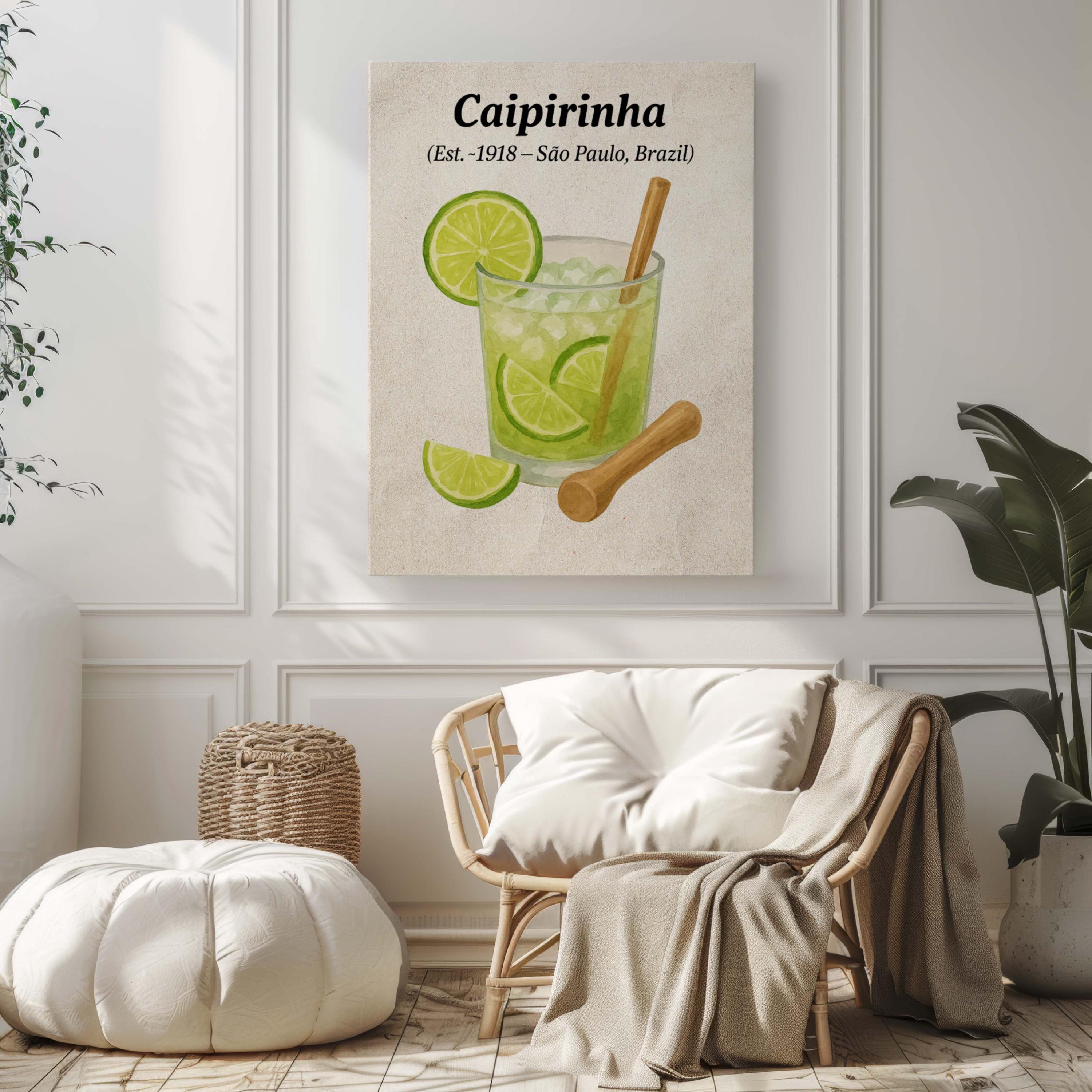 Caipirinha Cocktail Print
