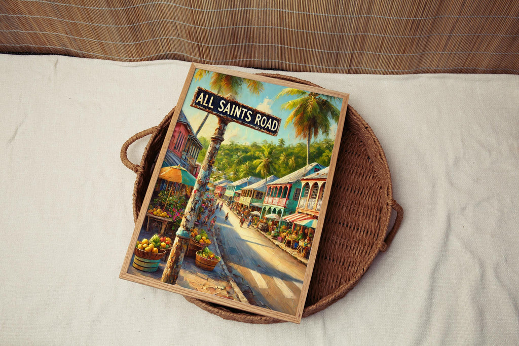 All Saints Road Print - St. John's, Antigua and Barbuda