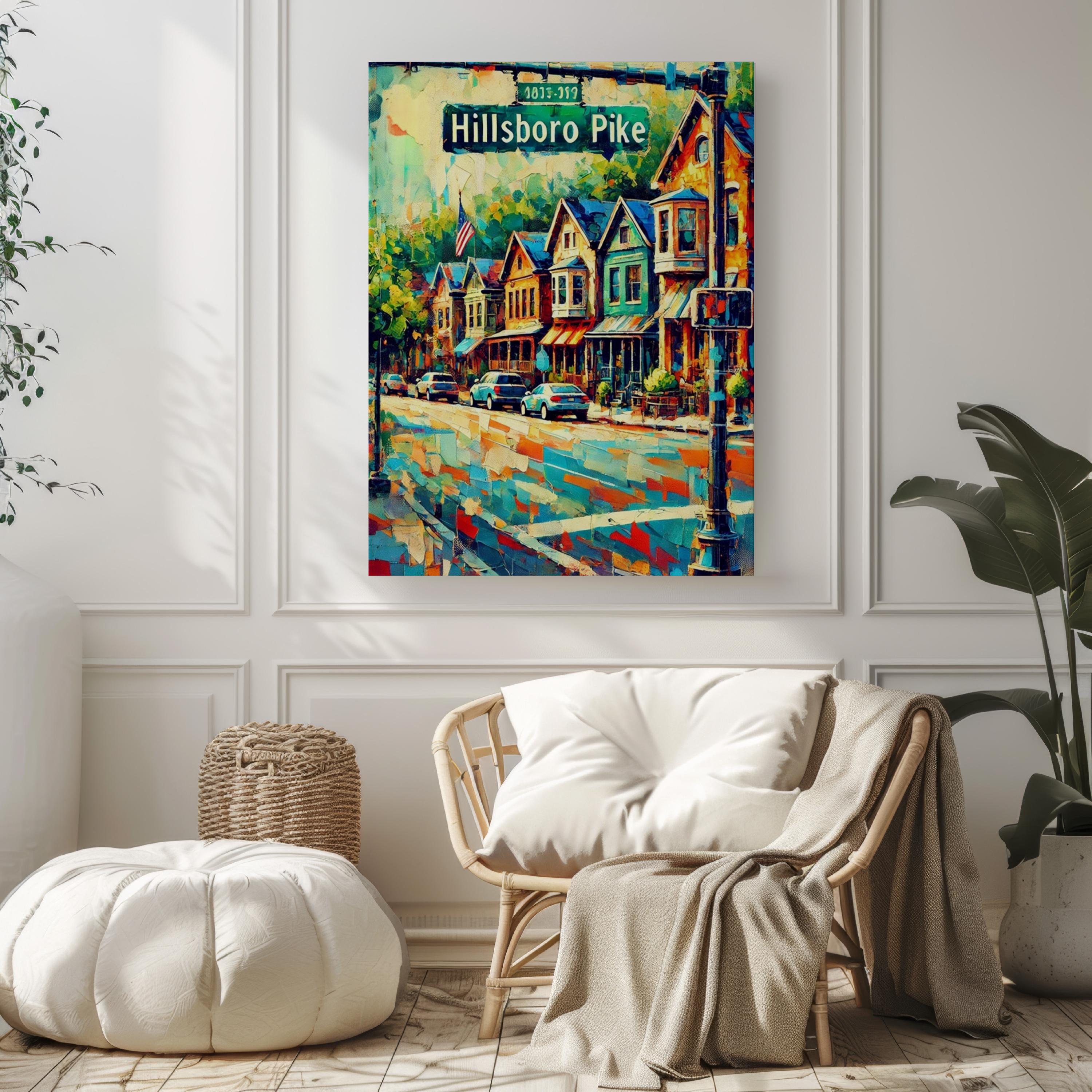 Hillsboro Pike Print - Nashville, Tennessee, USA