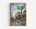 Avenida Paulista Street Sign Print: São Paulo Brazil Travel Poster