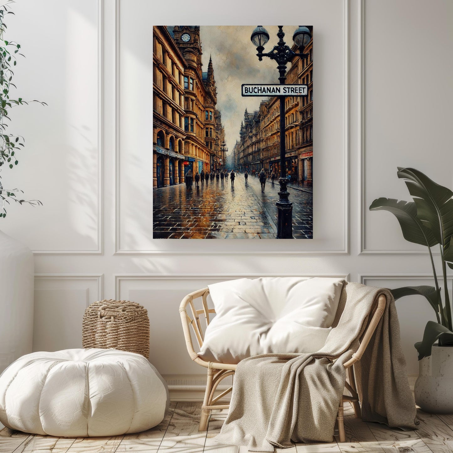 Buchanan St Wall Art, Buchanan Street Print, Glasgow Art, Glasgow Gift, Travel Print, Travel Poster, Housewarming Gift, Scotland Art, Decor