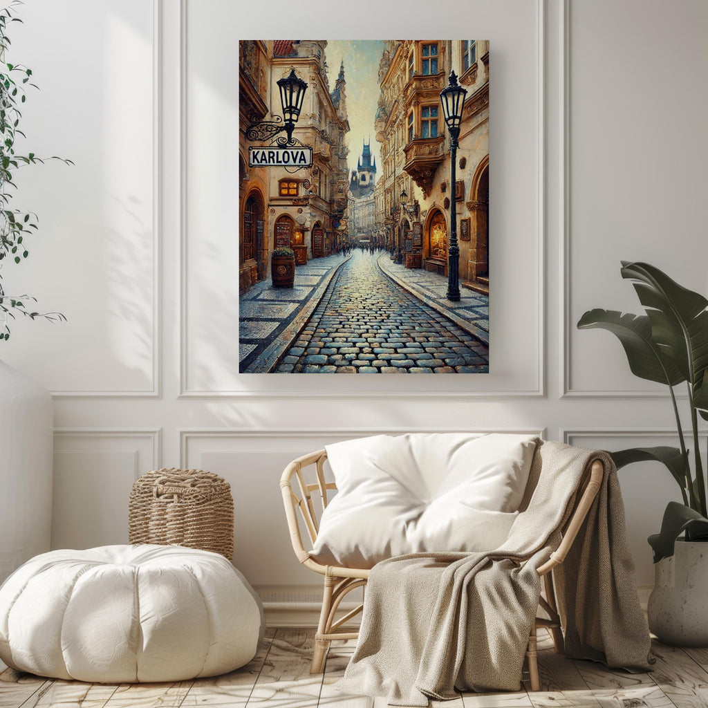 Karlova Street Print - Prague, Czech Republic