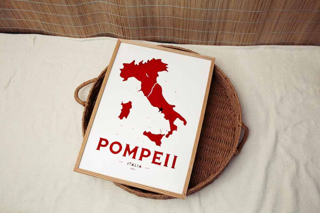 Pompeii Print Vintage - Pompeii, Italy