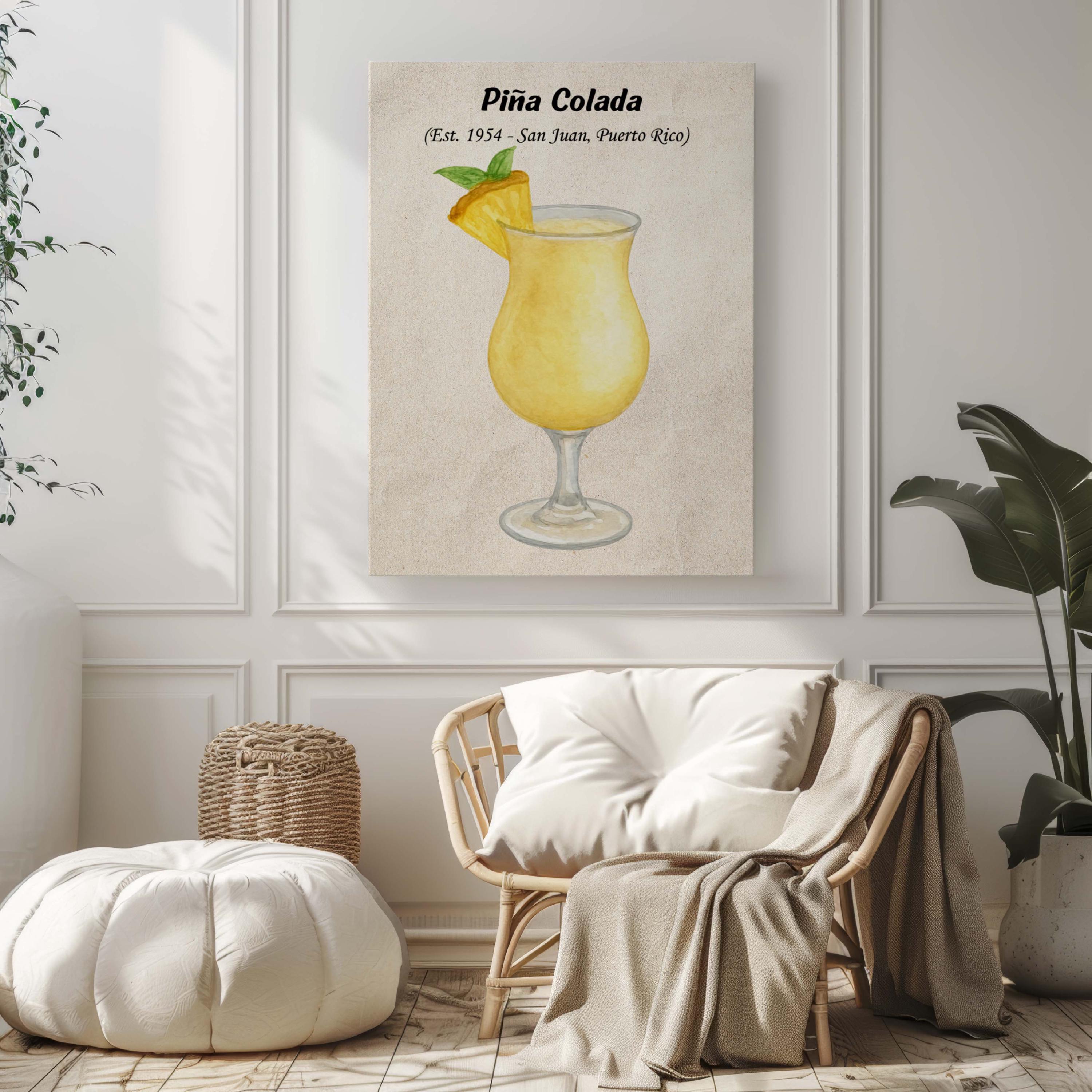 Pina Colada Wall Art Decor