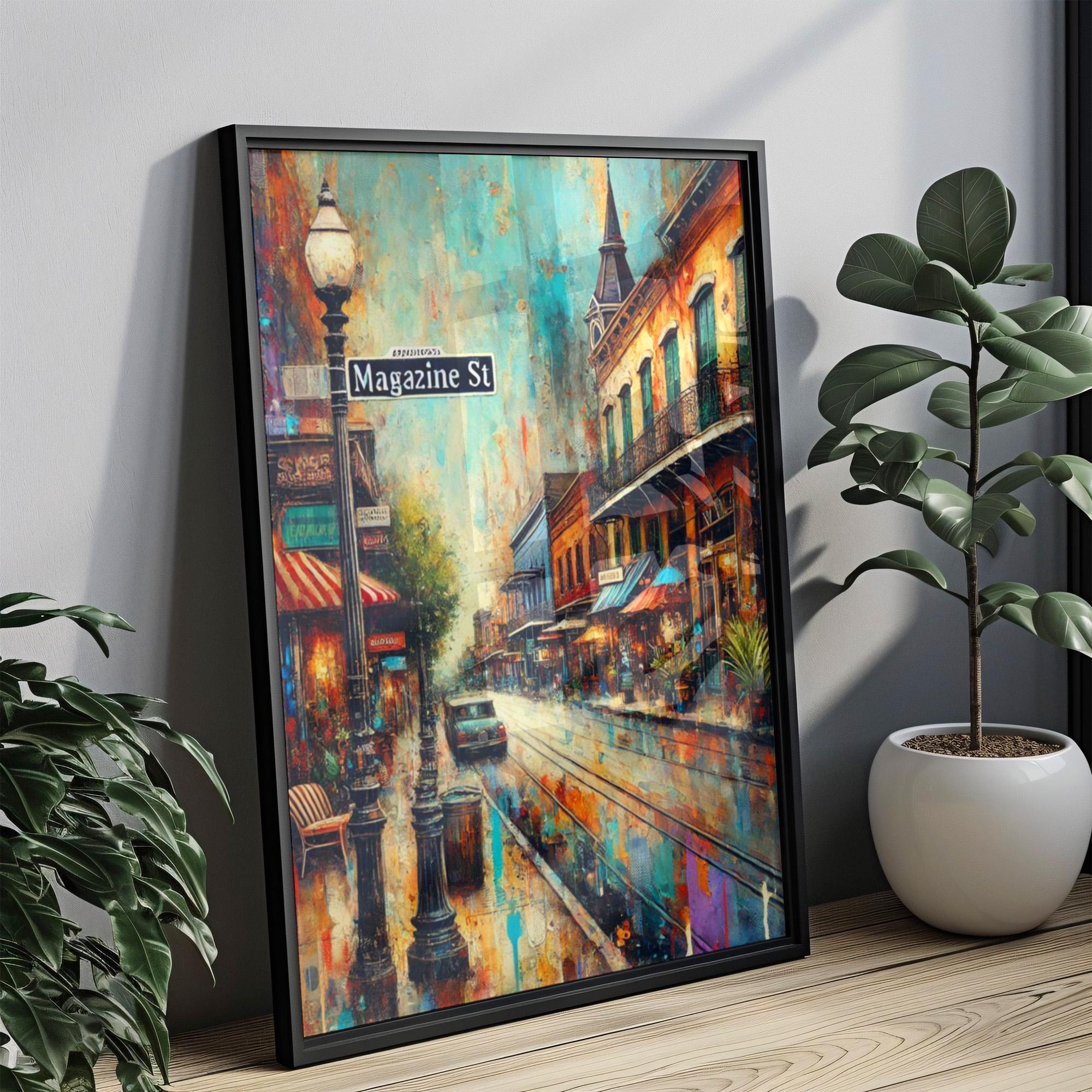 Magazine Street Wall Art - New Orleans, Louisiana, USA