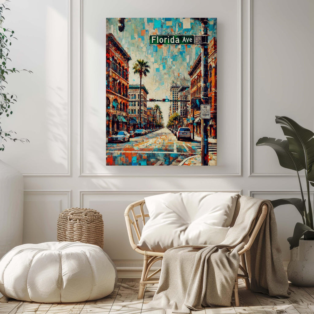 Florida Ave Print - Tampa, Florida, USA
