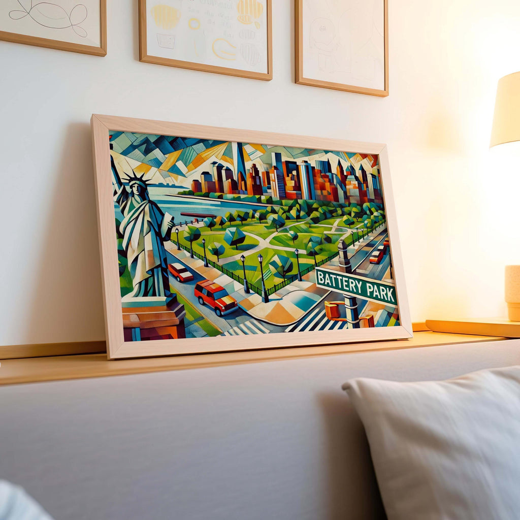 Battery Park Print - Manhattan, New York, USA