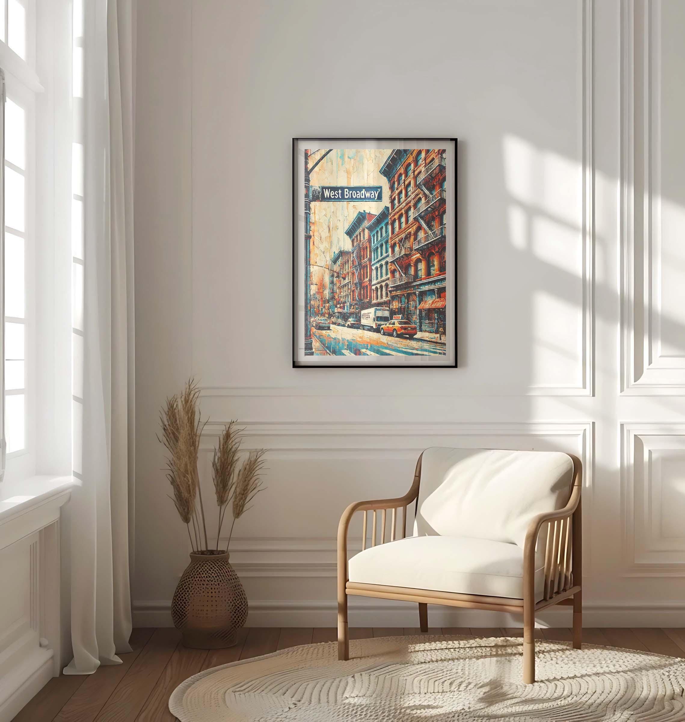 West Broadway Print - Manhattan, New York, USA