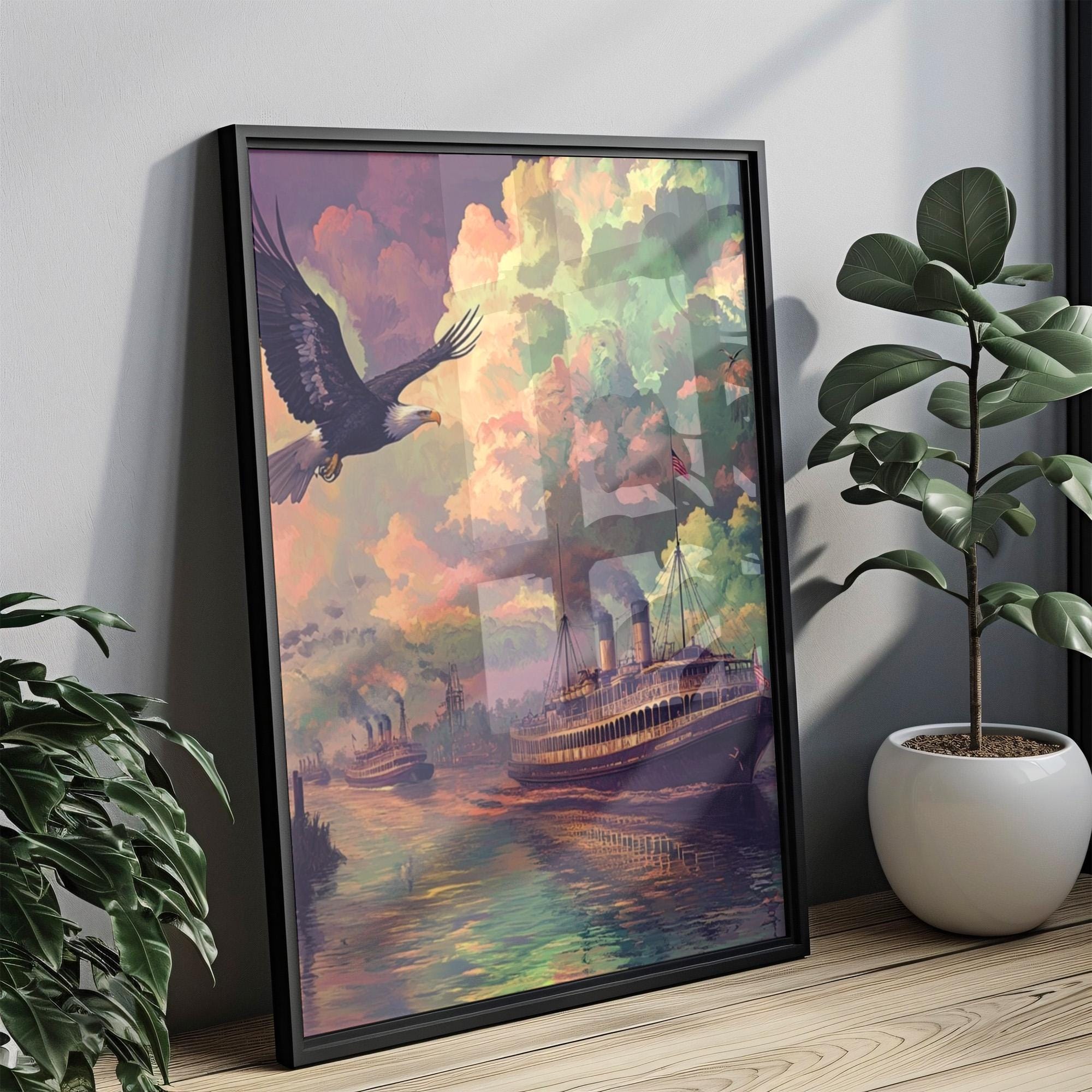Vintage Boat Wall Art - United States