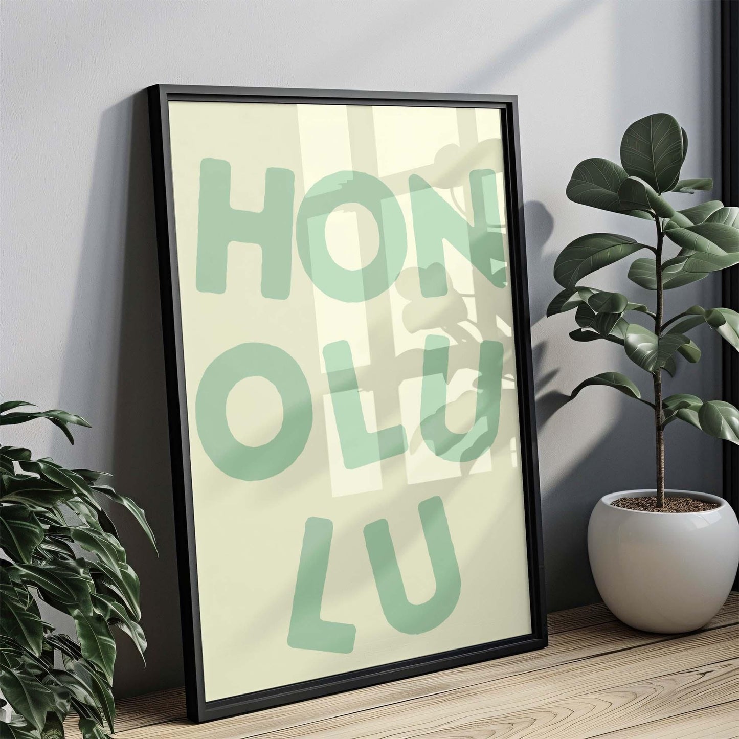 Dorm Honolulu Wall Art, Hawaiian Tiki Poster, Tropical Island Decor, Boho Dorm Room Artwork, Island Vibe Home Decor, Beachy Wall Print