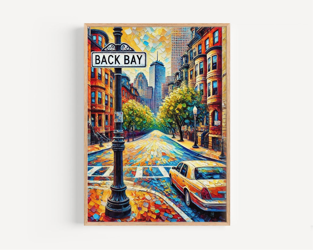 Boston City Map Print - Boston, Massachusetts, USA