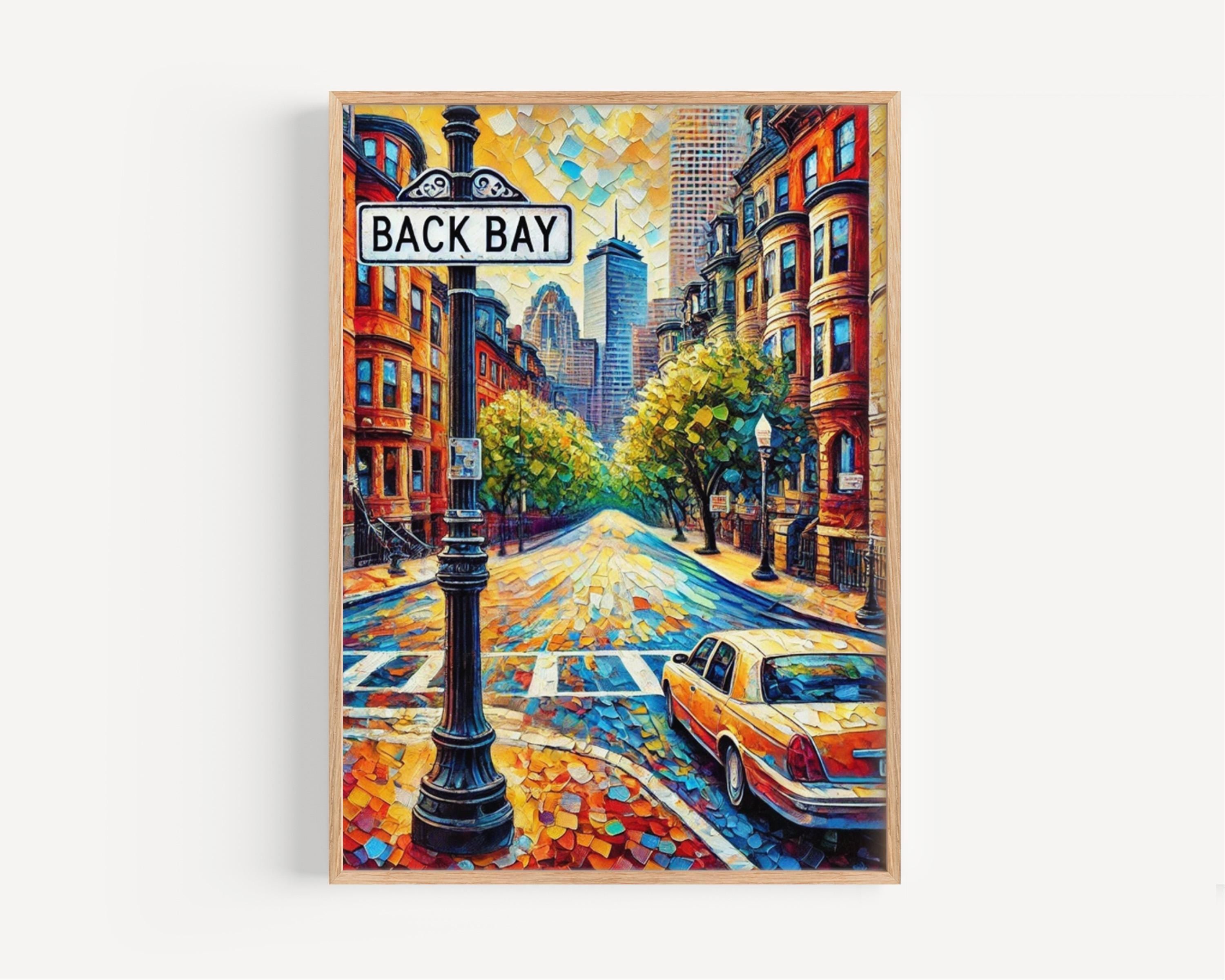 Boston City Map Print - Boston, Massachusetts, USA