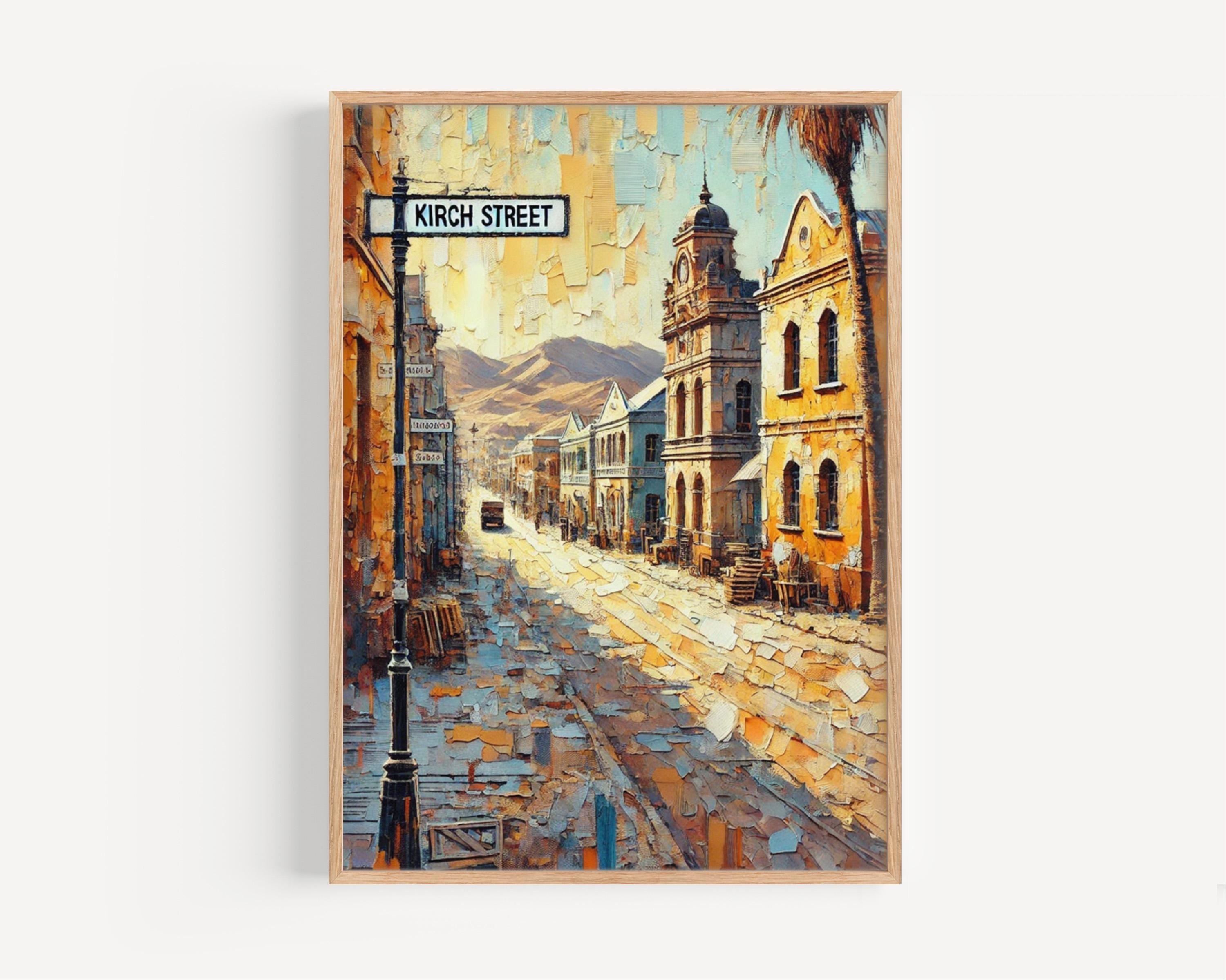 Kirch Street Wall Art Cityscape - Windhoek, Namibia