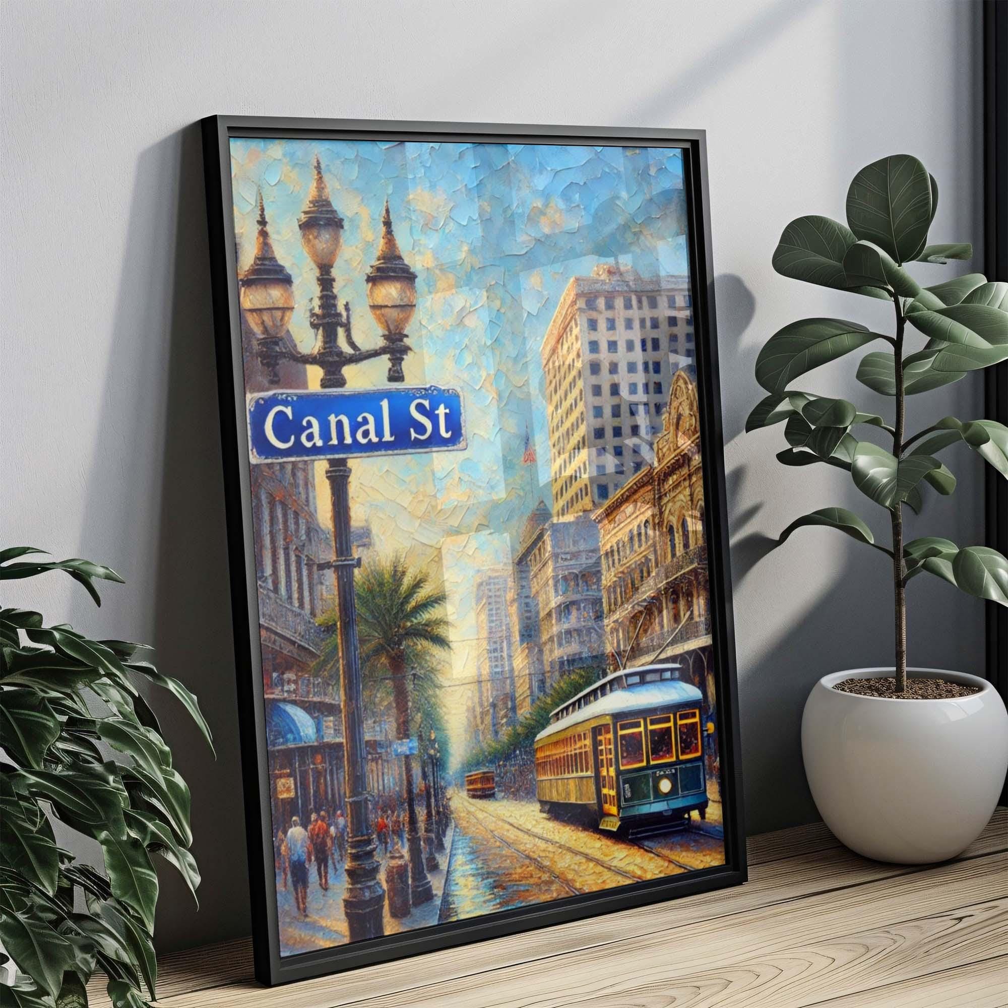 Canal Street Print - New Orleans, Louisiana, USA