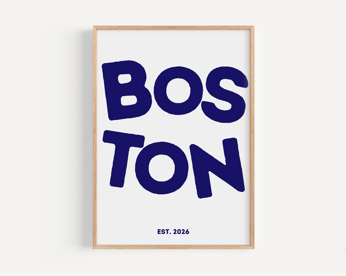 Boston Wall Art - EST 2026