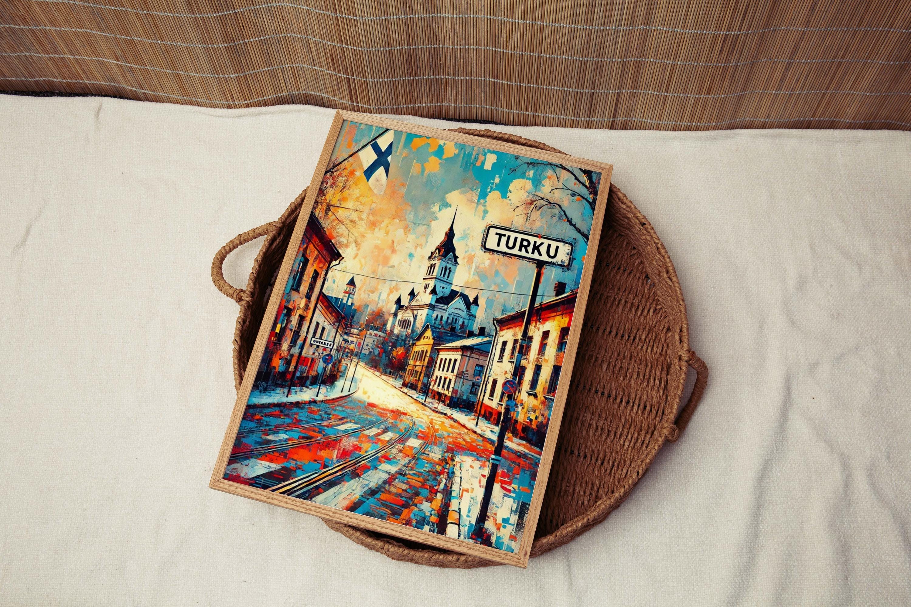 Turku Travel Print - Turku, Finland