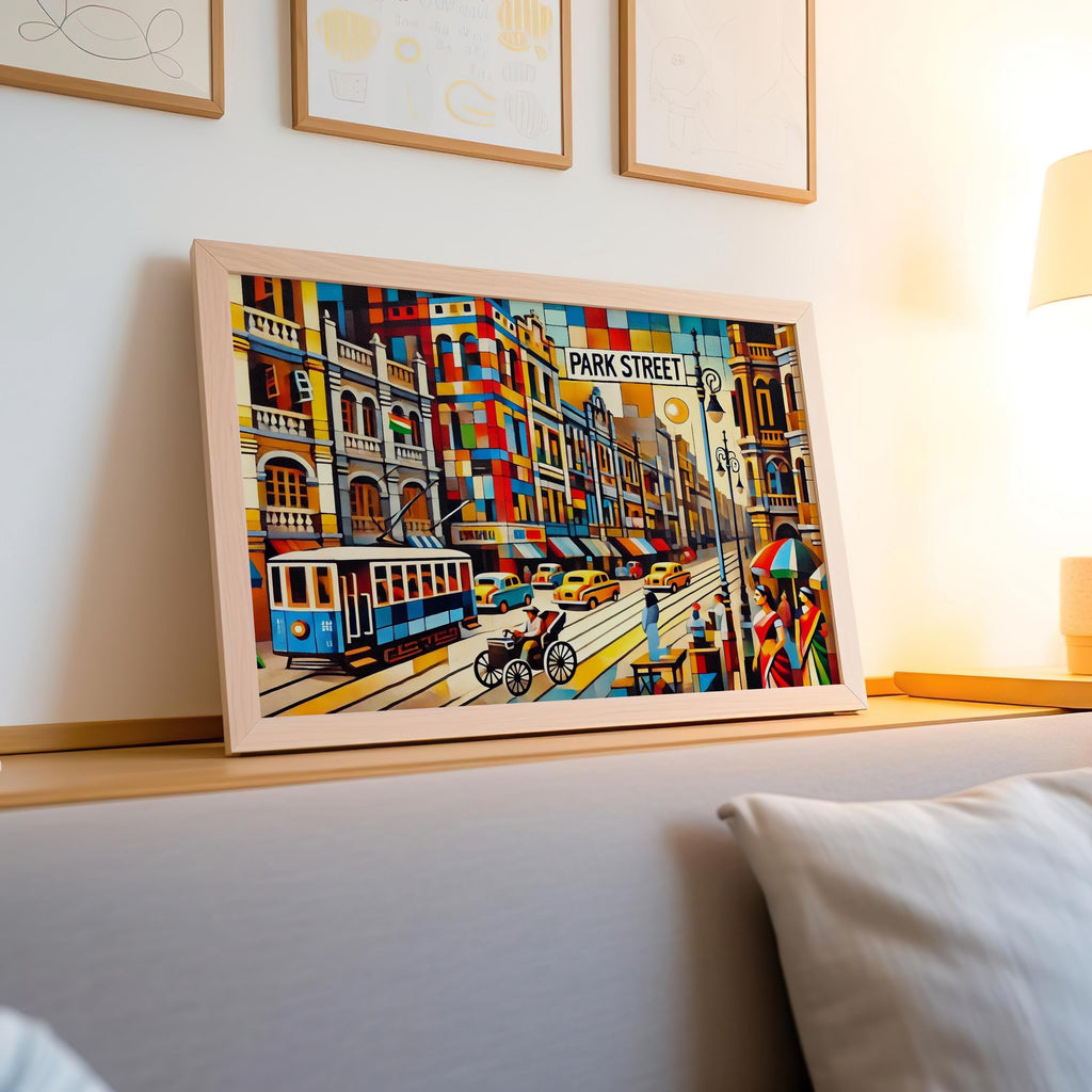 Park Street Cityscape Print - Kolkata, India