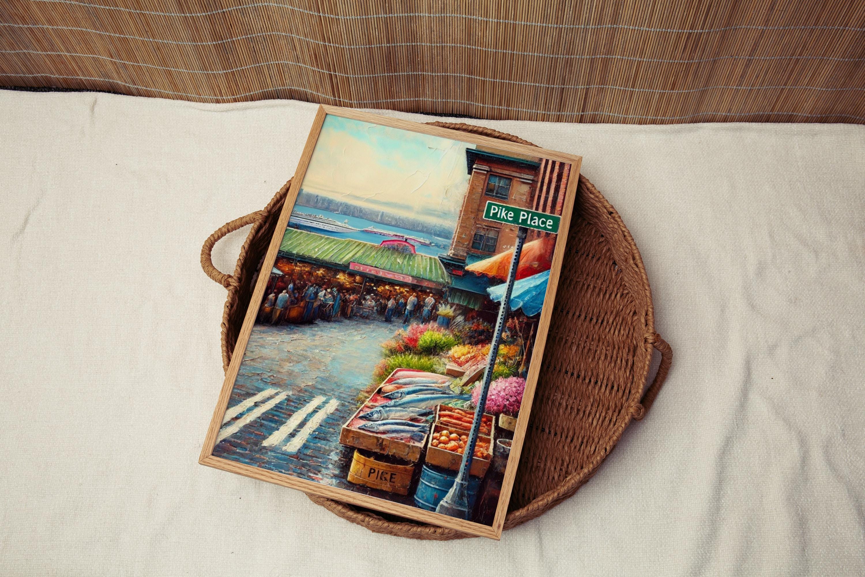 Pike Place Wall Art - Seattle, Washington, USA