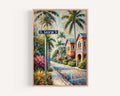 St George St Historic Print - St Augustine, Florida, USA