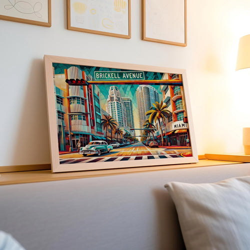 Brickell Wall Art Print – Miami, FL, USA