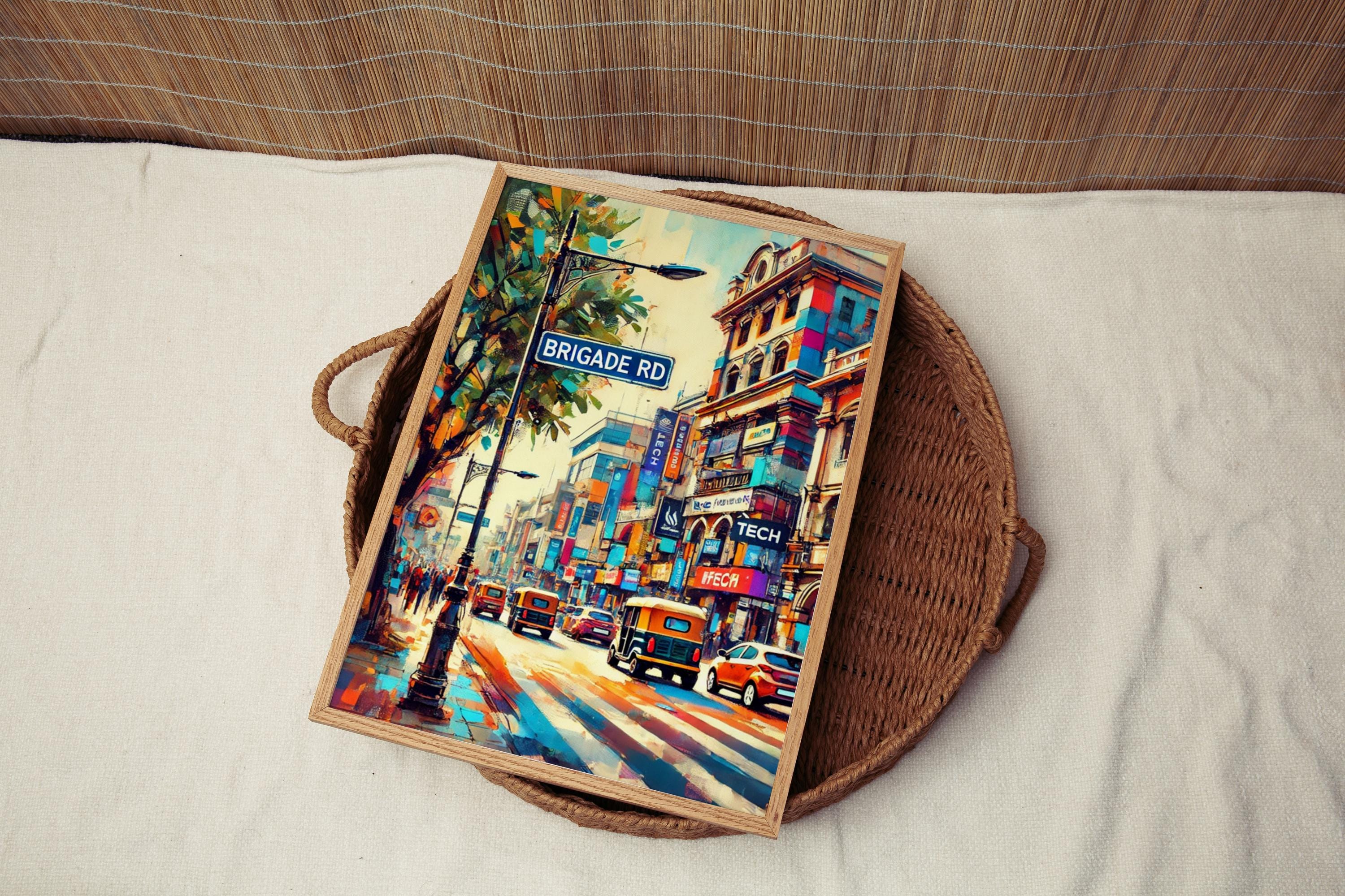 Brigade Road Print - Bangalore, India