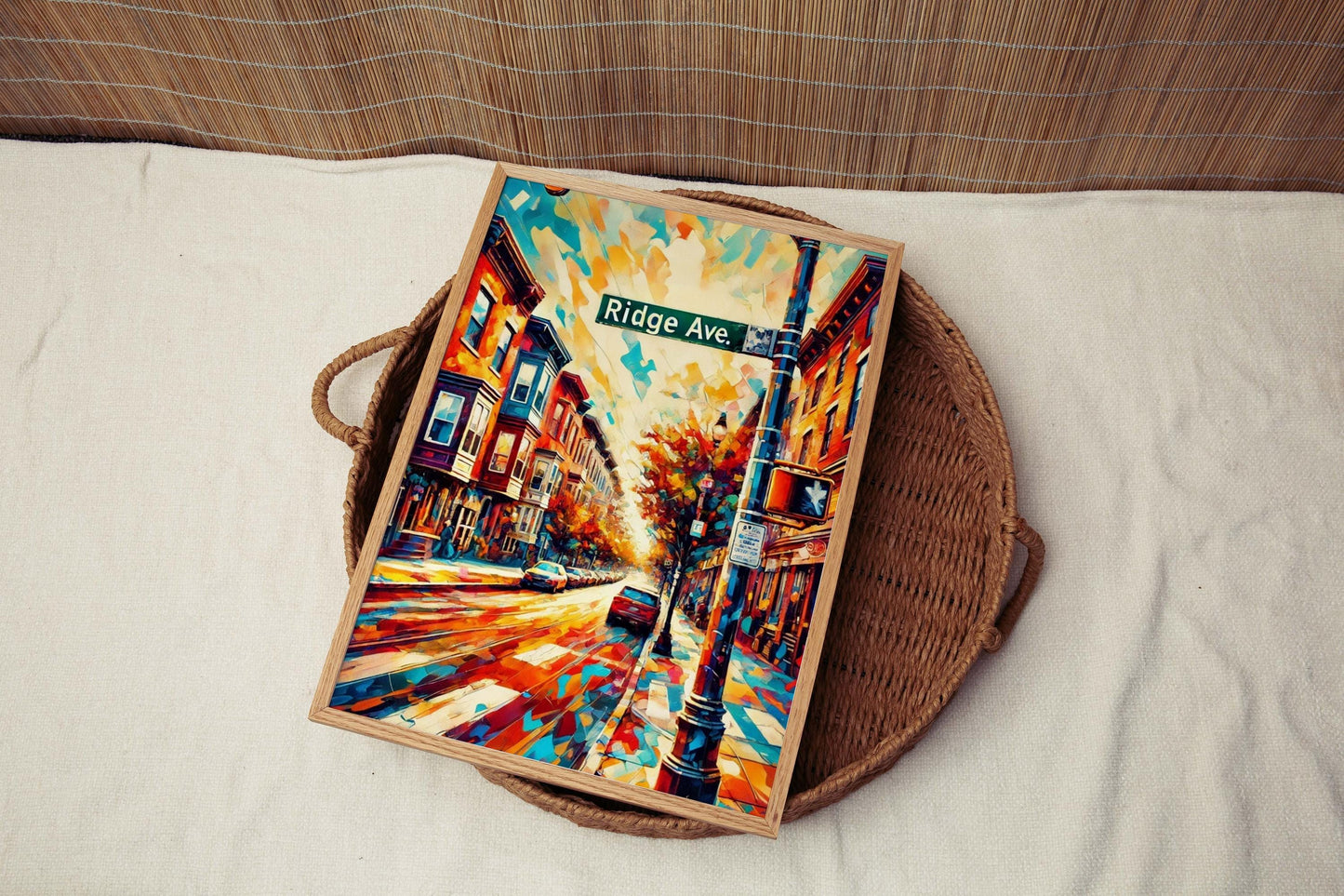 Ridge Ave Print - Philadelphia Wall Art, Philly Gift, Travel Poster & Pennsylvania Housewarming Artwork