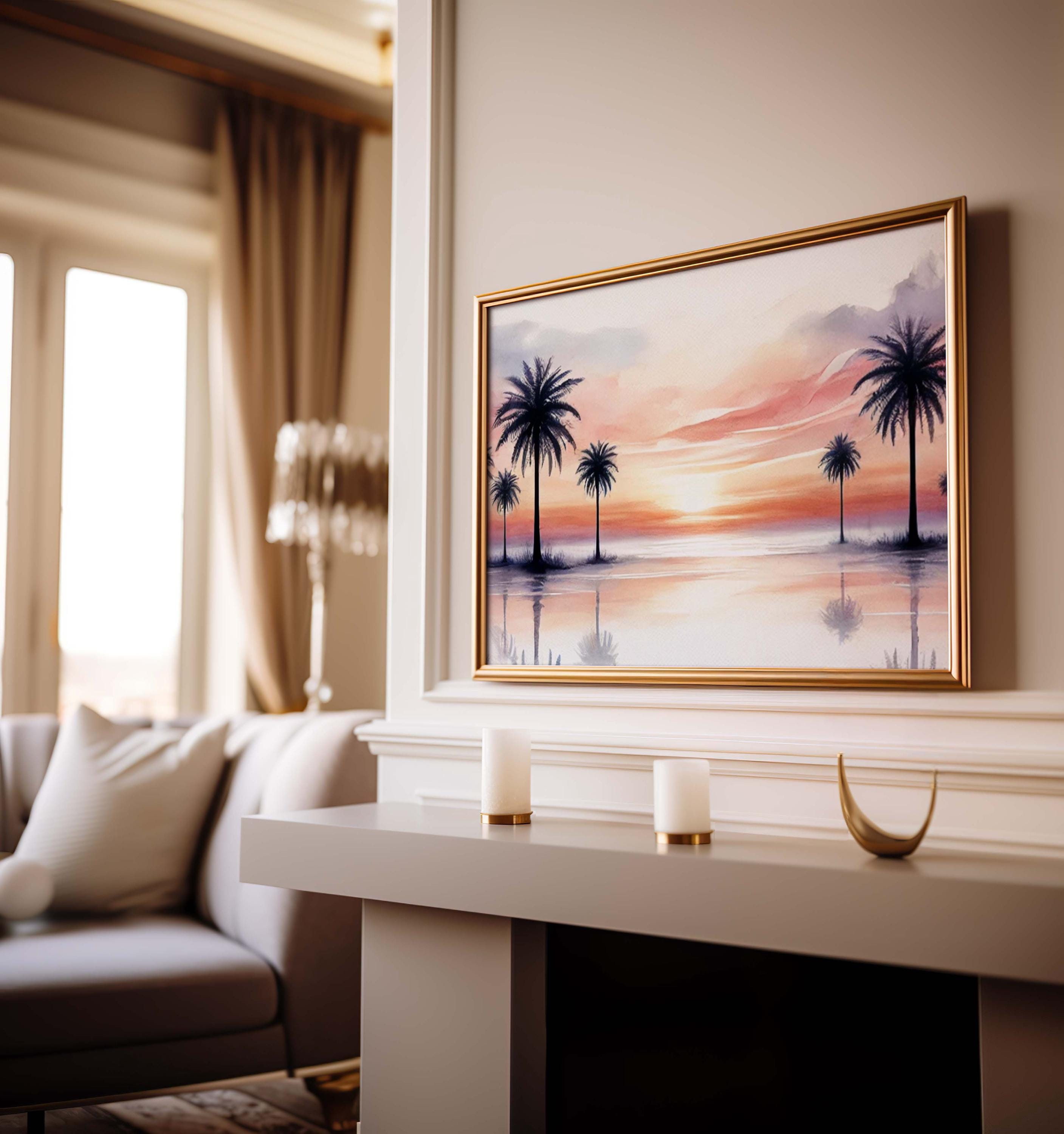 Tropical Palm Tree Wall Art