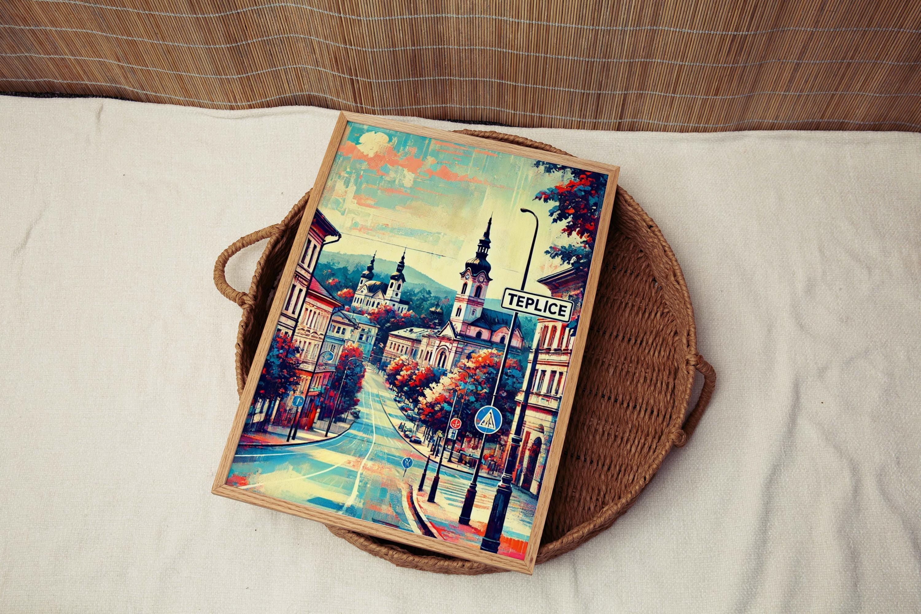 Teplice Art Print Modern - Teplice, Czech Republic