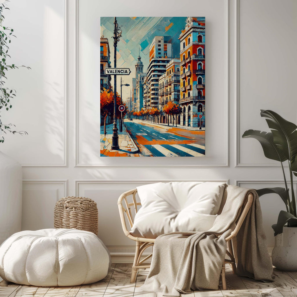 Valencia Modern Print - Valencia, Spain