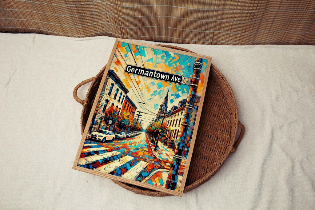 Germantown Avenue Poster - Philadelphia, Pennsylvania, USA