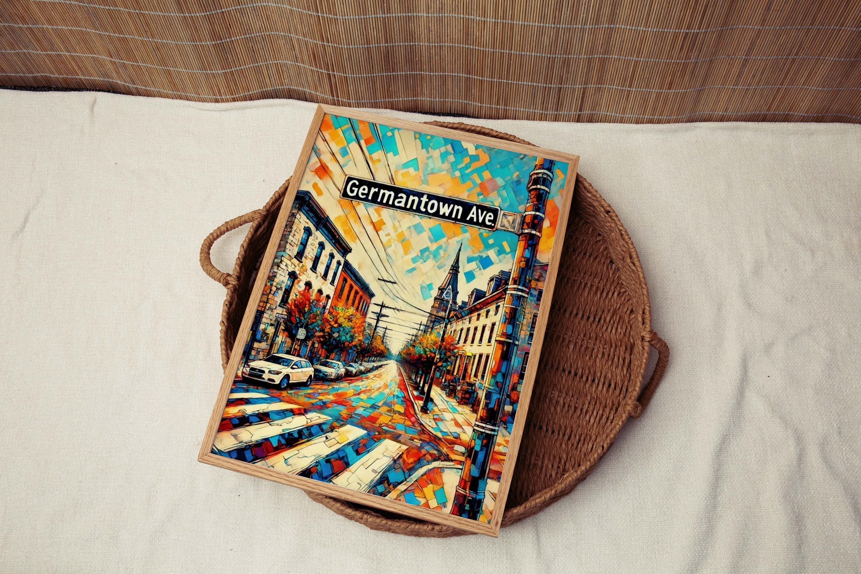 Germantown Avenue Poster - Philadelphia, Pennsylvania, USA