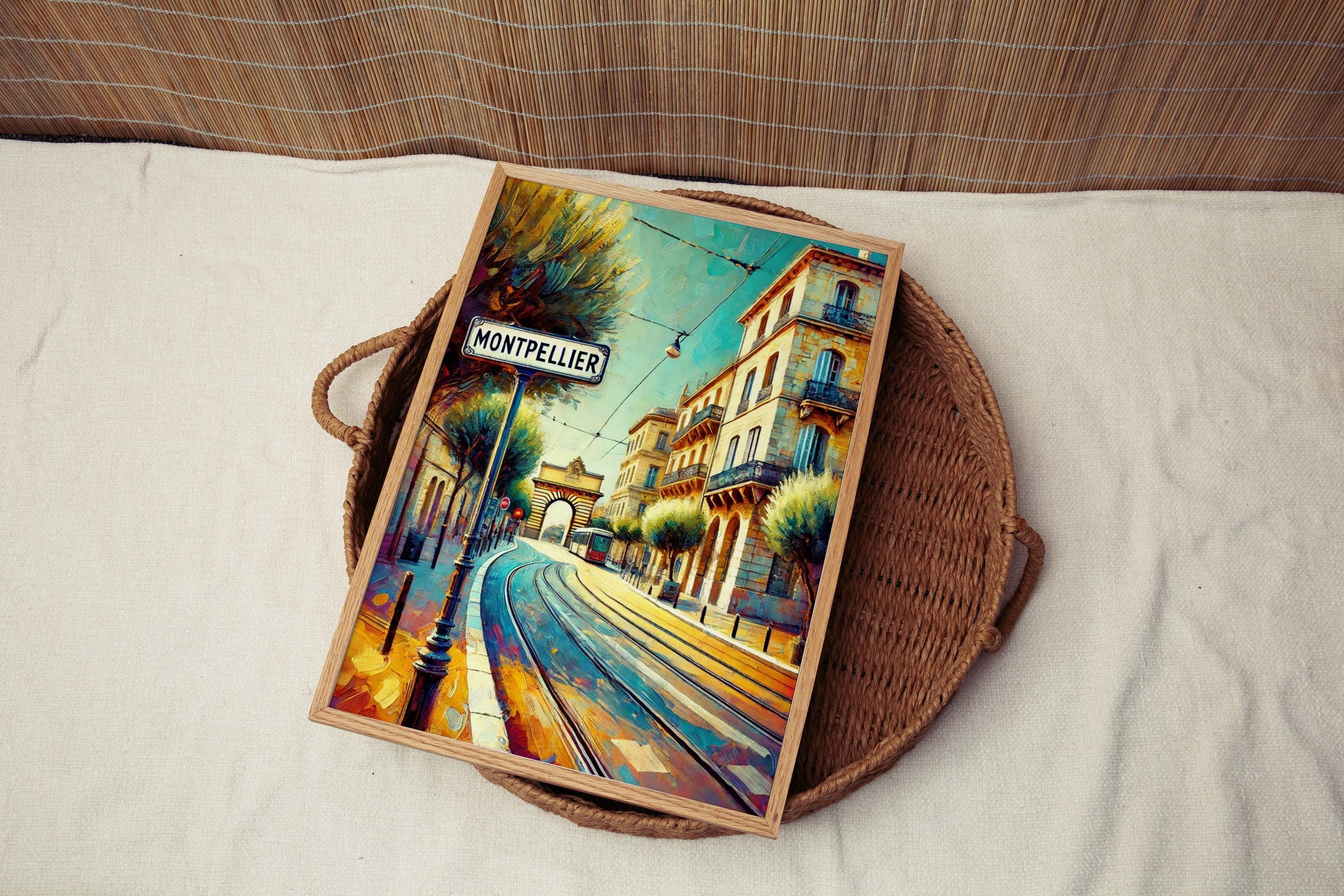 Montpellier Print Vintage - Montpellier, France