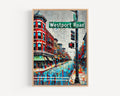 Westport Road Print - Kansas City, Missouri, USA