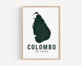 Sri Lanka Colombo Wall Art Print – Travel Home Decor, Sri Lanka Gift & Housewarming Artwork