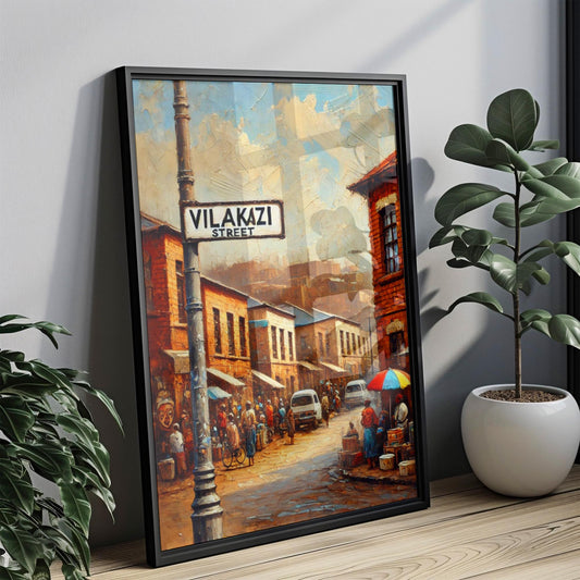 Vilakazi Street Wall Art, Soweto Print, South African Travel Poster, Nobel Peace Winners, Home Décor, Travel Souvenir, Fine Art Print