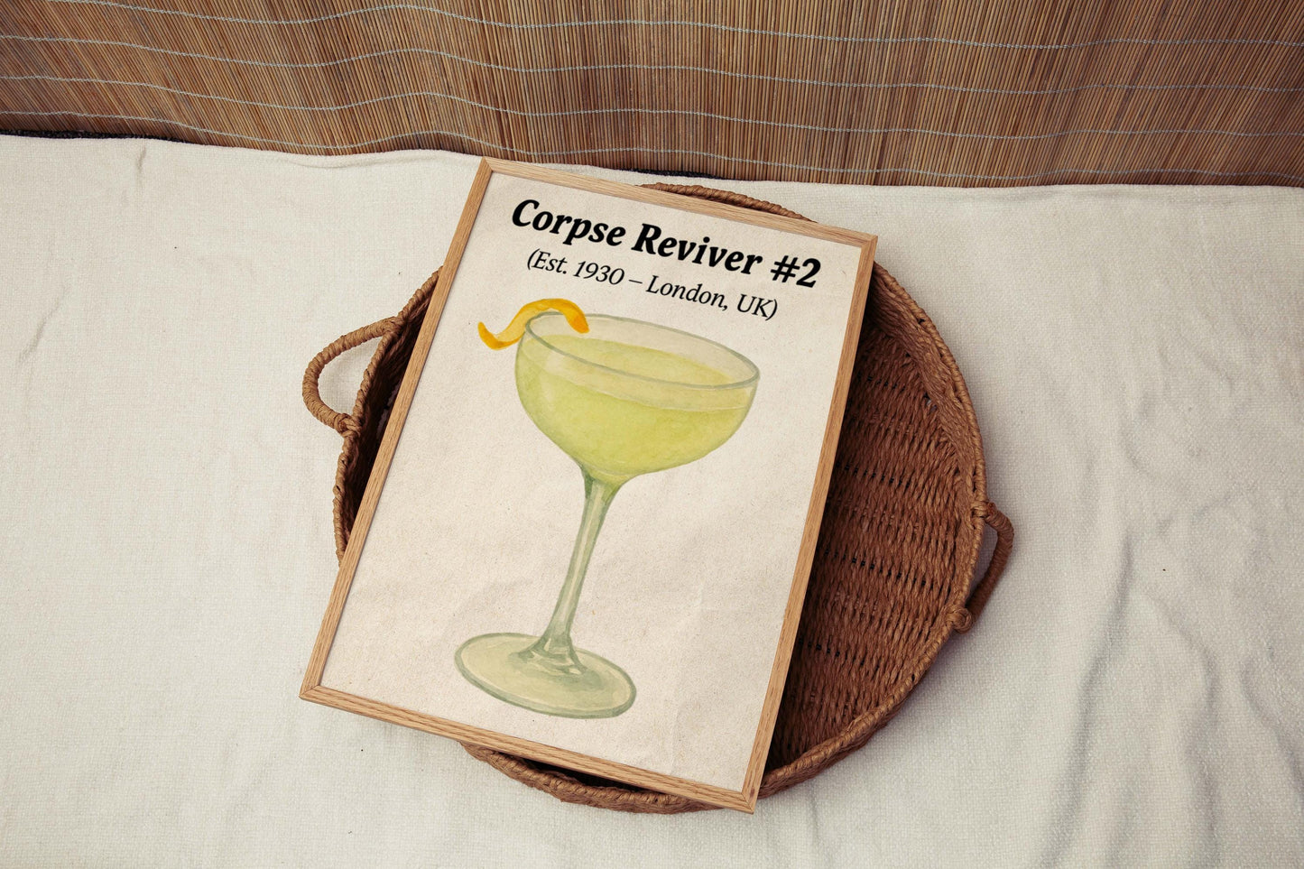 Corpse Reviver #2 Cocktail Artwork