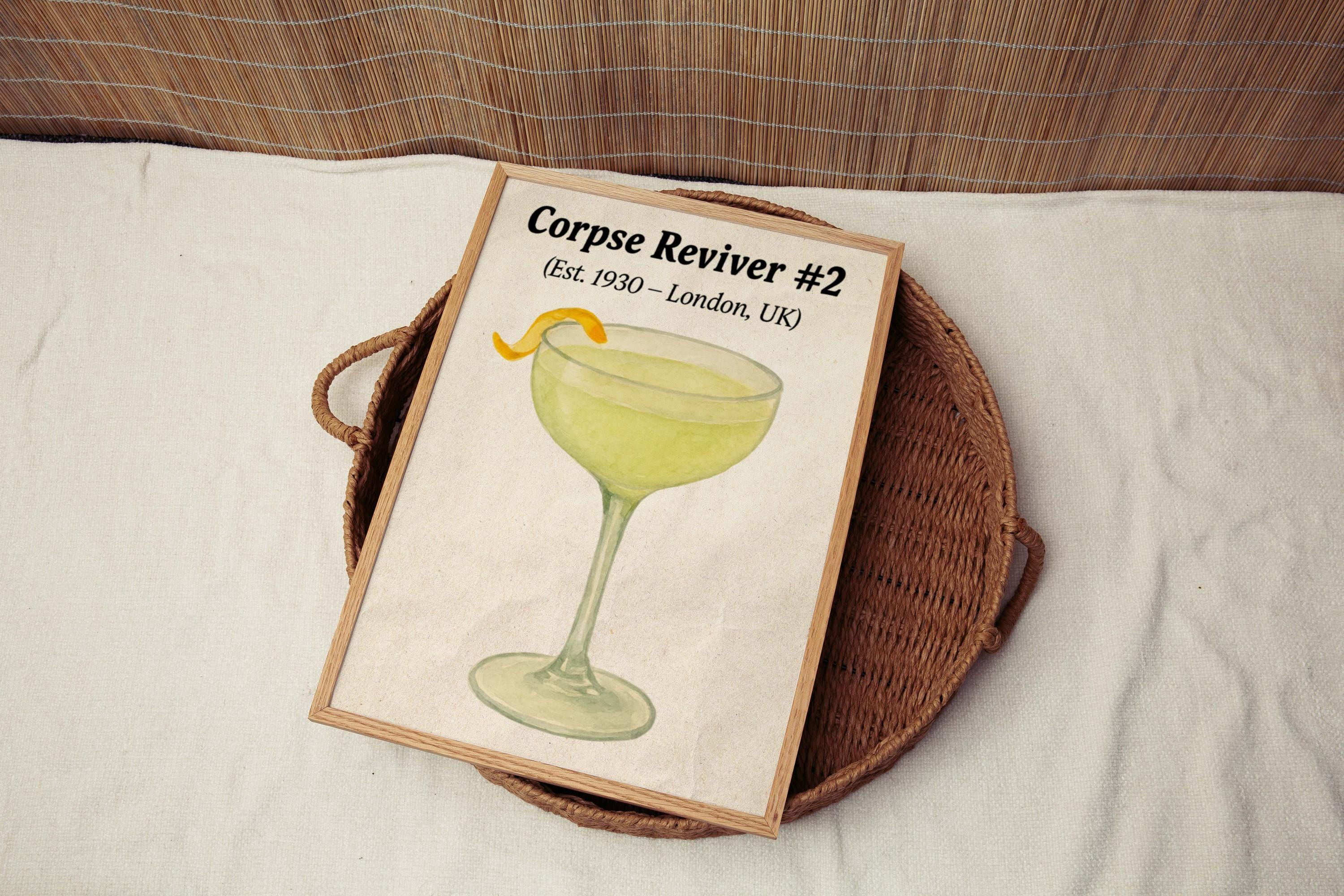Corpse Reviver #2 Cocktail Wall Art