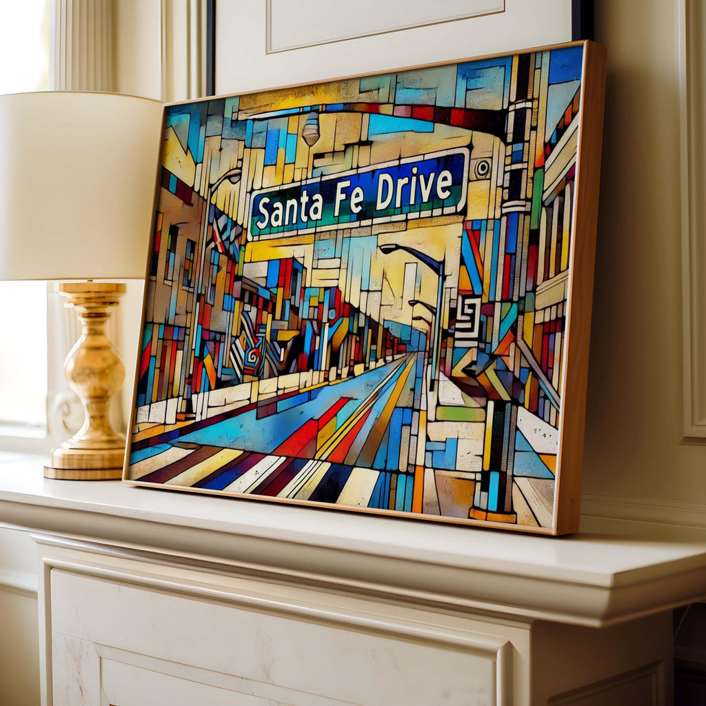 Santa Fe Drive Wall Art Modern - Denver, Colorado, USA