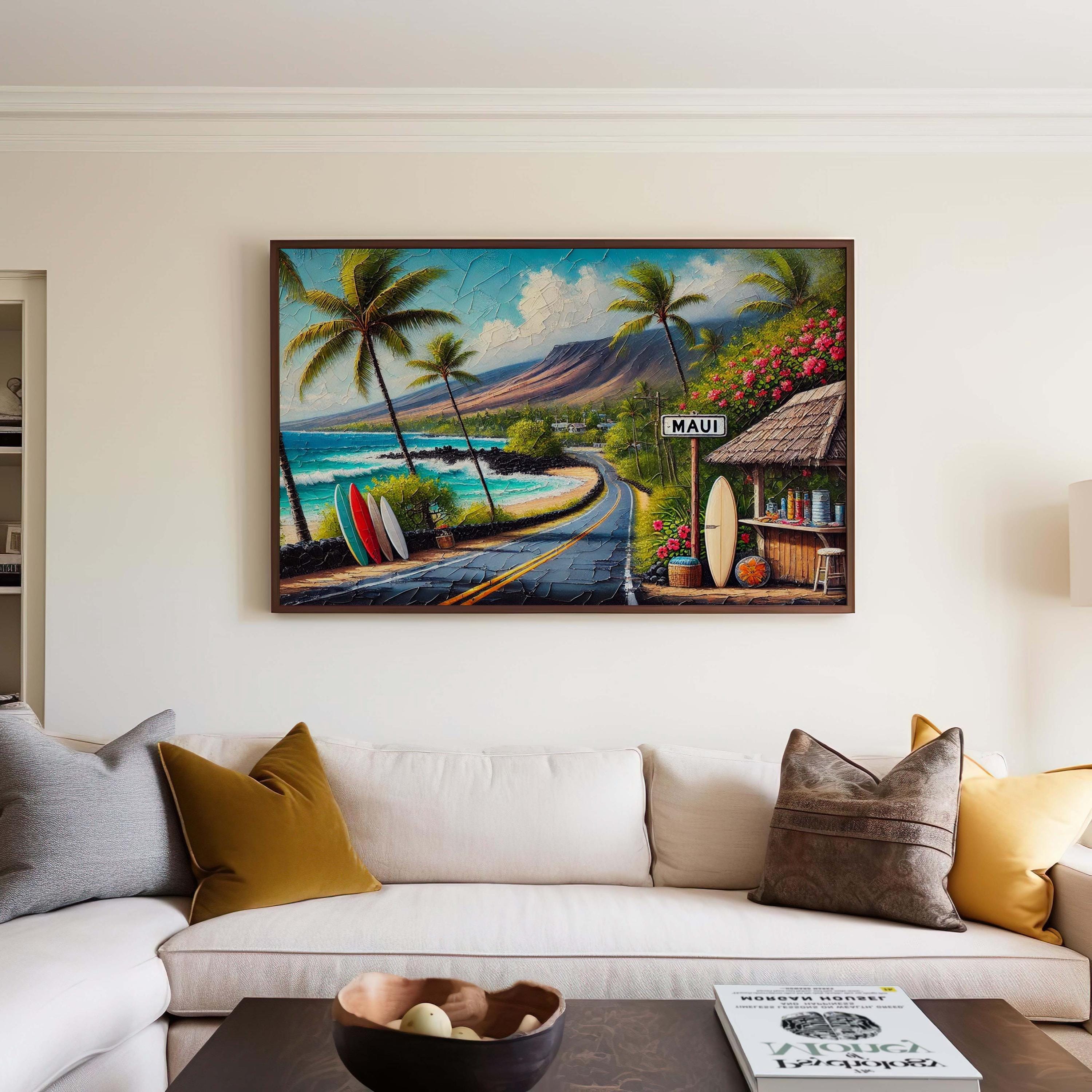 Maui Beach Print - Maui, Hawaii, USA