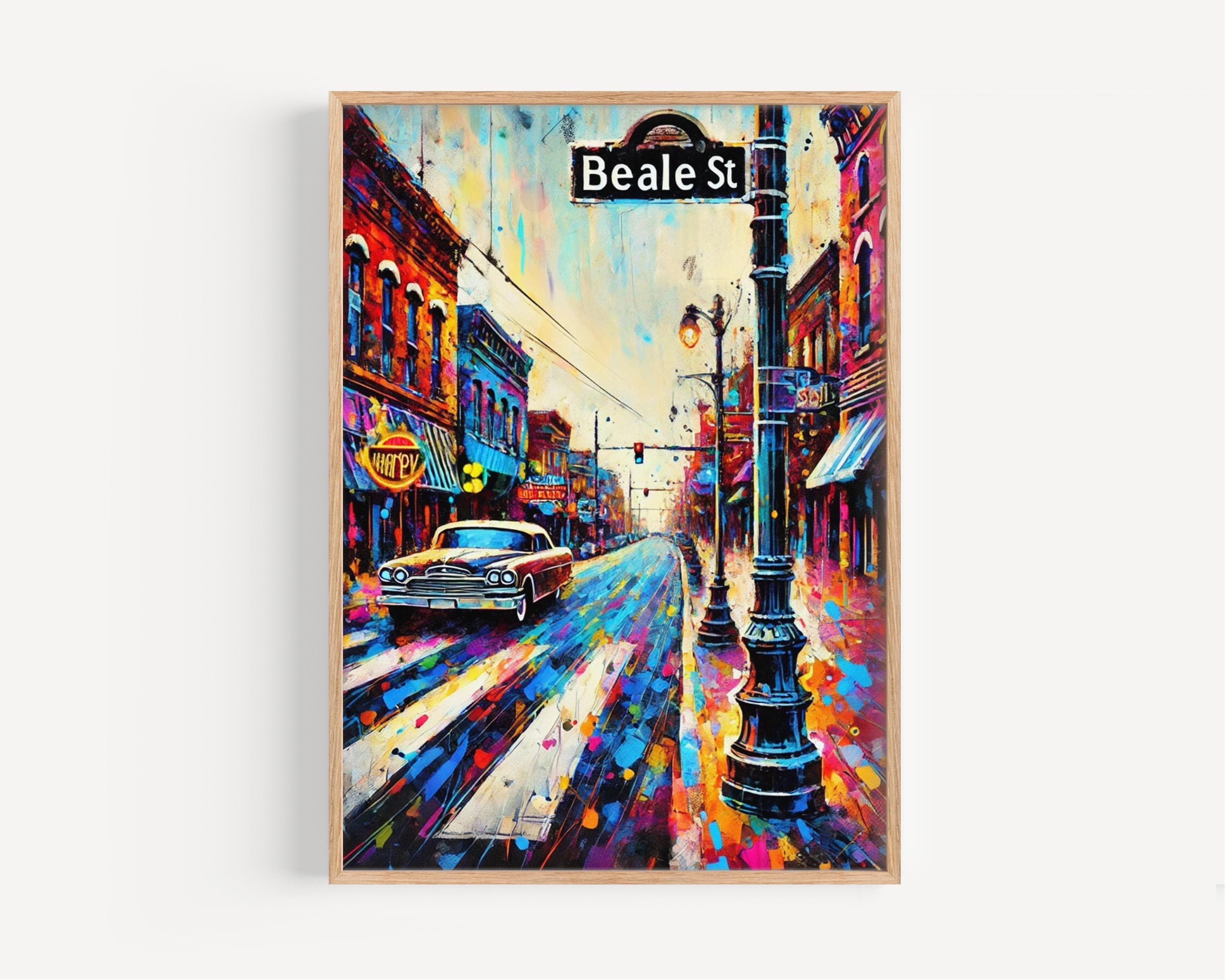 Beale Street Print - Memphis, Tennessee, USA