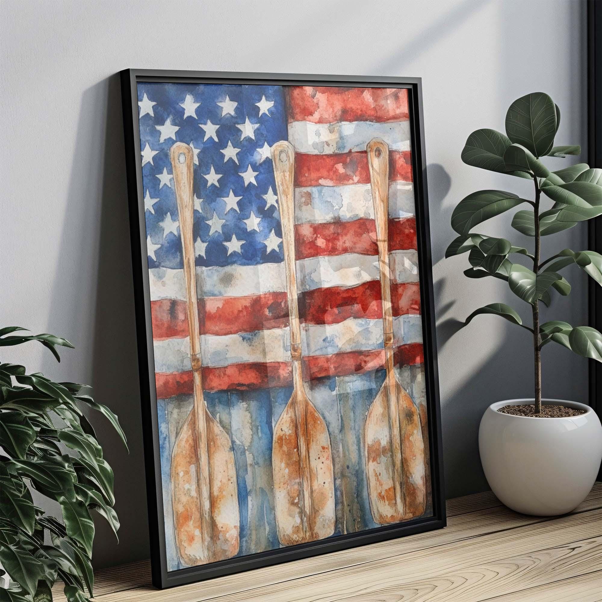 Boat Patriotic Poster - United States