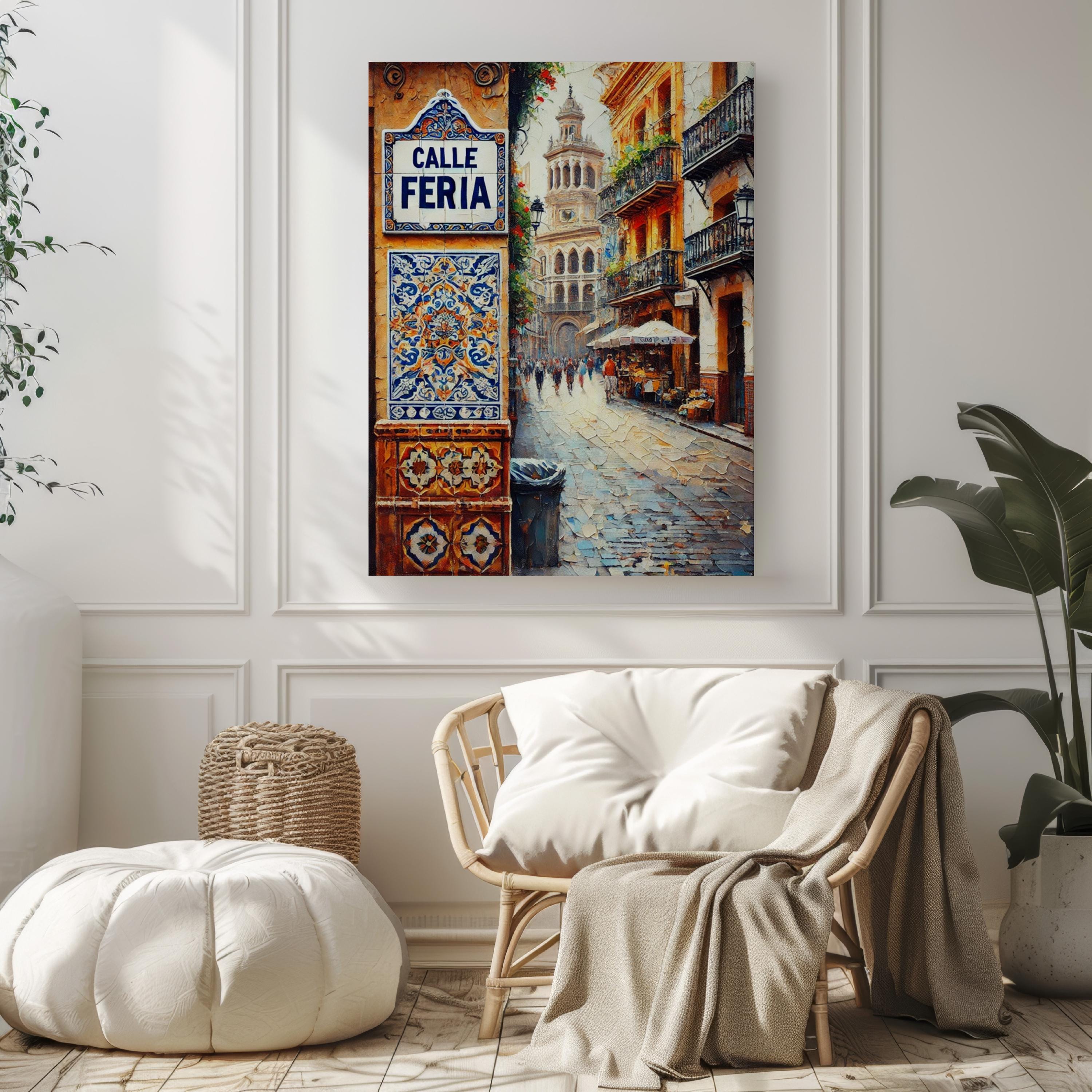 Calle Feria Print Modern - Seville, Spain