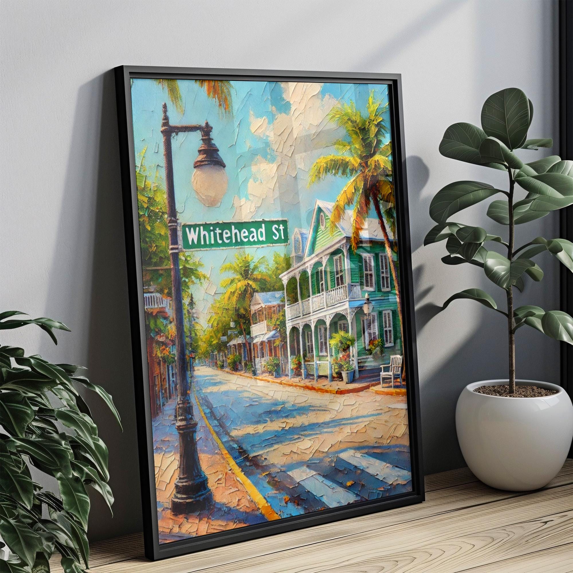 Whitehead Street Wall Art - Key West, Florida, USA